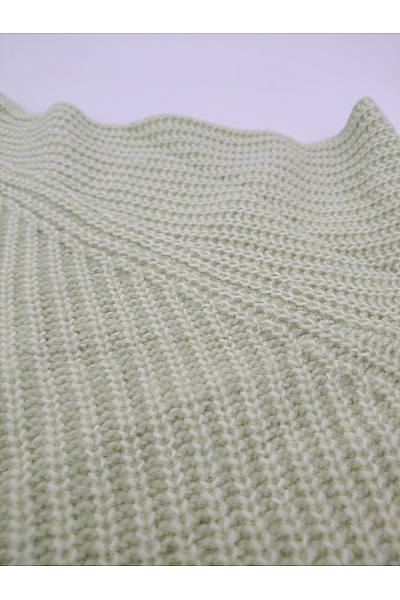 BRAX Dámský khaki pletený pulovr se stojáčkem oversized Velikost EU 42 | BRAX | obrázek 5