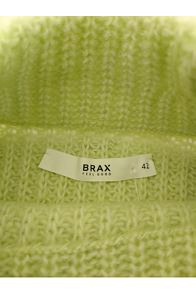 BRAX Dámský khaki pletený pulovr se stojáčkem oversized Velikost EU 42 | BRAX | obrázek 7