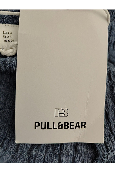 PULL&BEAR Dámské široké letní kalhoty s pružným pasem Vel. EU S | PULL&BEAR | obrázek 5