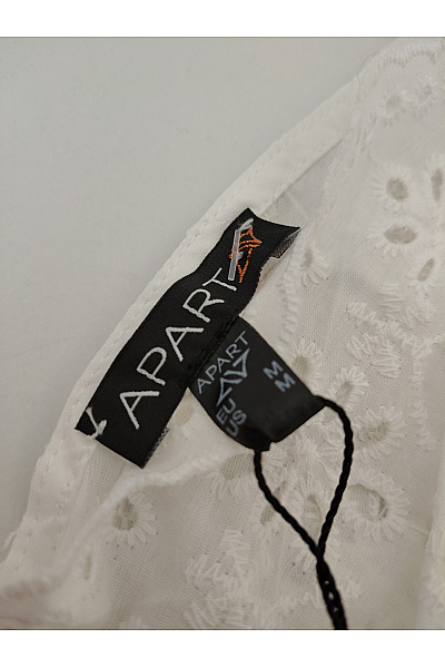 APART Bílé bavlněné maxi šaty s výšivkou boho | APART | obrázek 7