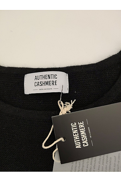 Cashmere Černý kašmírový pulovr s volánem Velikost S | Cashmere | obrázek 5