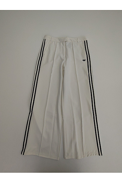 ADIDAS Bílé široké kalhoty s lampasem | ADIDAS | obrázek 2