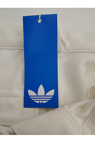 ADIDAS Bílé široké kalhoty s lampasem | ADIDAS | obrázek 6