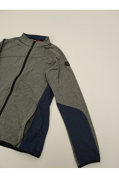MAUL SPORTS Šedá sportovní mikina na zip se stojáčkem Vel. DE 40 | MAUL SPORTS | obrázek 3