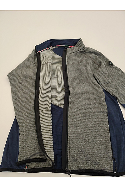 MAUL SPORTS Šedá sportovní mikina na zip se stojáčkem Vel. DE 40 | MAUL SPORTS | obrázek 4