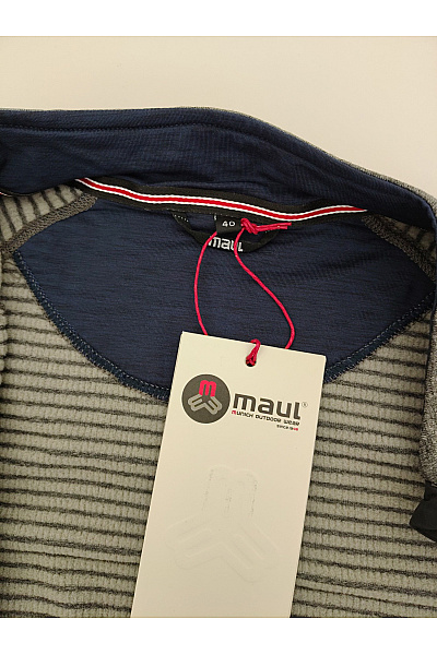 MAUL SPORTS Šedá sportovní mikina na zip se stojáčkem Vel. DE 40 | MAUL SPORTS | obrázek 5