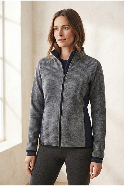 MAUL SPORTS Šedá Sportovní Mikina Na Zip Se Stojáčkem Vel. DE 40