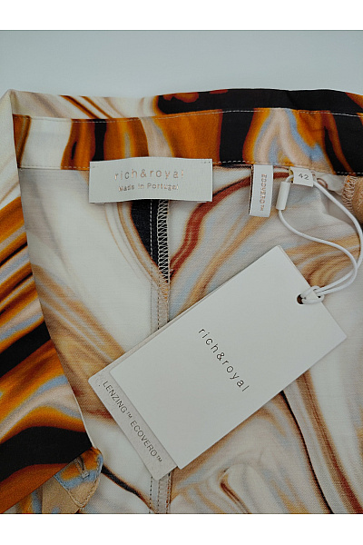 RICH&ROYAL Dámská vzorovaná košile s krátkým rukávem oversized | RICH&ROYAL | obrázek 7