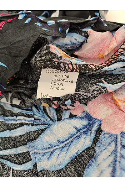 Dámský letní overal bez rukávů s květinovým vzorem Velikost S/M | Unimoda | obrázek 6