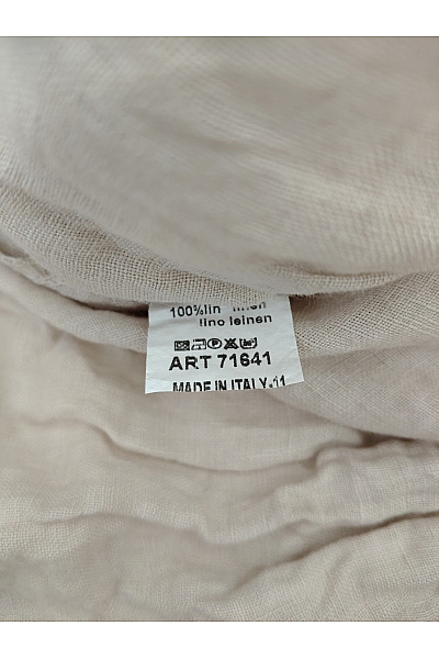 Béžové lněné midi šaty na ramínka boho Velikost M | Unimoda | obrázek 6