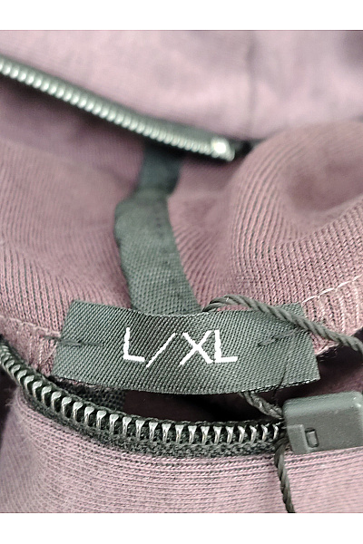 Be wear Dámská hnědá mikina na zip s kapucí a prodlouženým střihem Velikost L/XL | Be wear | obrázek 7