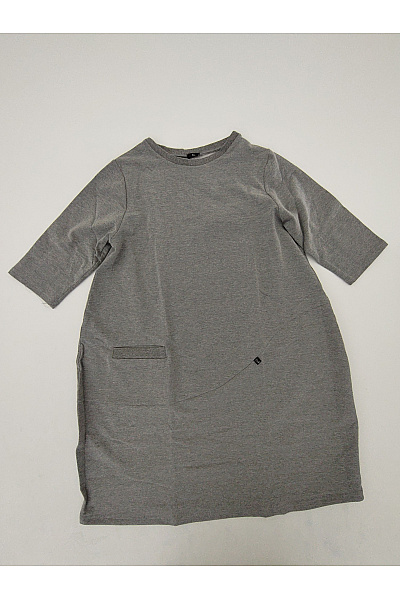 Be wear Šedé bavlněné mikinové šaty s kapsami Vel. XL | Be wear | obrázek 2