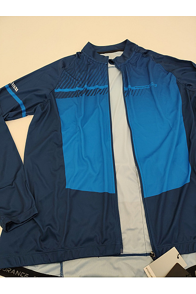 ENDURANCE Modré pánské sportovní cyklistické tričko s dlouhým rukávem a zipem Vel. 2XL | ENDURANCE | obrázek 7