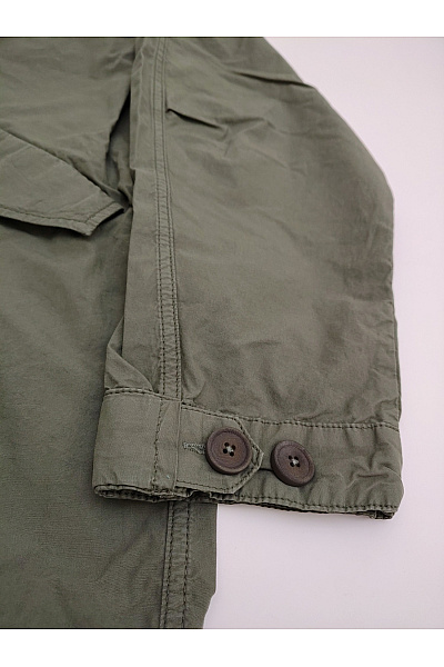 DRYKORN Pánská bavlněná parka khaki vojenská přechodová bunda Velikost M | DRYKORN | obrázek 4