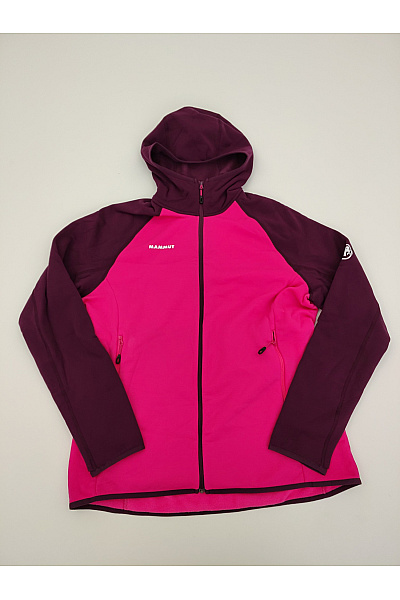 MAMMUT Dámská sportovní mikina na zip s kapucí růžovo-fialová Velikost EU L | MAMMUT | obrázek 2