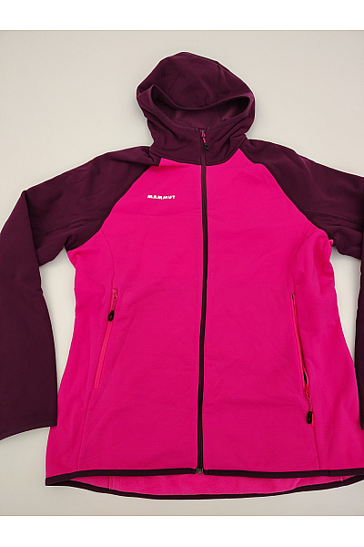 MAMMUT Dámská sportovní mikina na zip s kapucí růžovo-fialová Velikost EU L | MAMMUT | obrázek 4