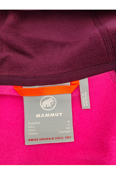 MAMMUT Dámská sportovní mikina na zip s kapucí růžovo-fialová Velikost EU L | MAMMUT | obrázek 5