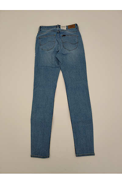 Lee Dámské modré bavlněné skinny džíny s vysokým pasem Vel. 29/33 | Lee  | obrázek 2