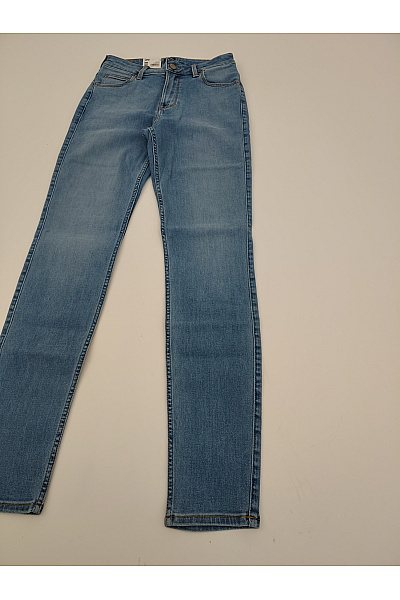 Lee Dámské modré bavlněné skinny džíny s vysokým pasem Vel. 29/33 | Lee  | obrázek 4