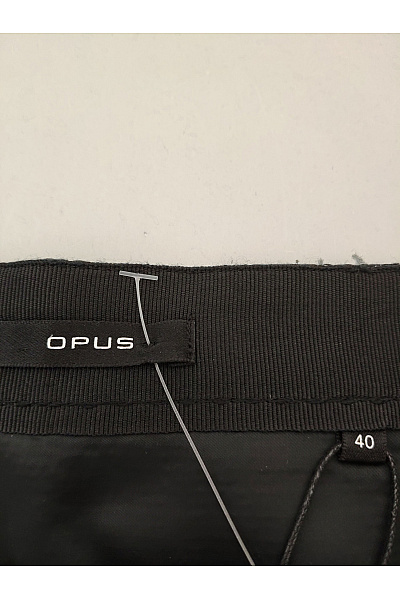 OPUS Černobílá bavlněná mini sukně s puntíky Velikost EU 40 | OPUS | obrázek 4
