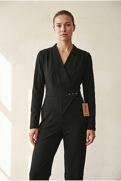Be Wear Dámský Bavlněný Overal S Dlouhým Rukávem Smart Casual Vel. S