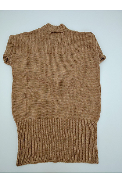 Makadamia Hnědý pletený dámský rolák oversized Vel. XL | Makadamia | obrázek 8