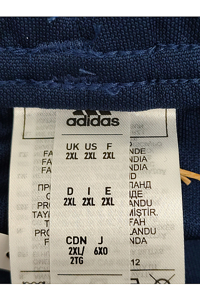 ADIDAS Modré sportovní tepláky s kapsami Vel. UK 2XL | ADIDAS | obrázek 7
