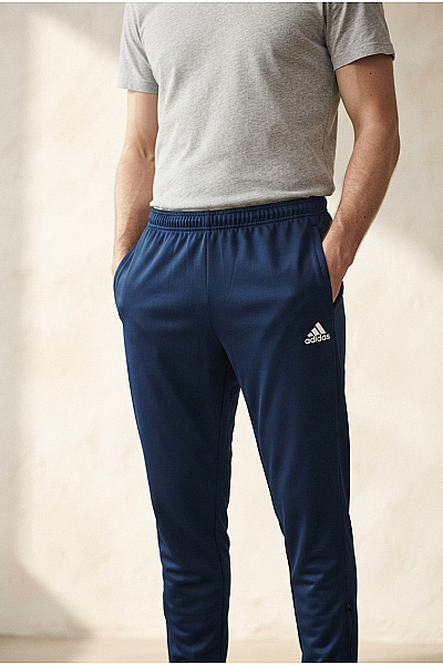 ADIDAS Modré Sportovní Tepláky S Kapsami Vel. UK 2XL