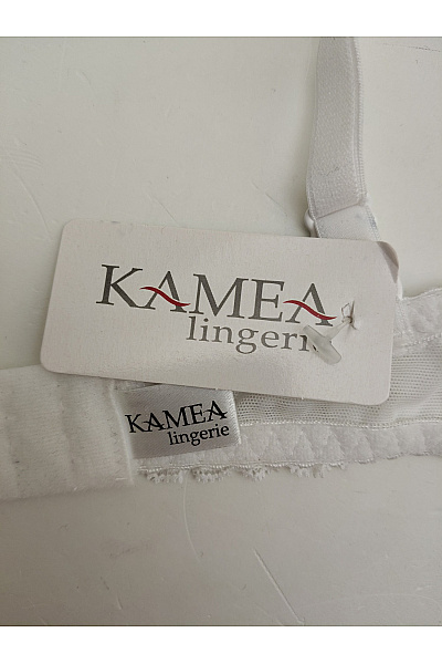 Kamea lingerie Černobílá krajková kosticová podprsenka s průsvitnými košíčky Velikost EU 80B | kamea lingerie | obrázek 8