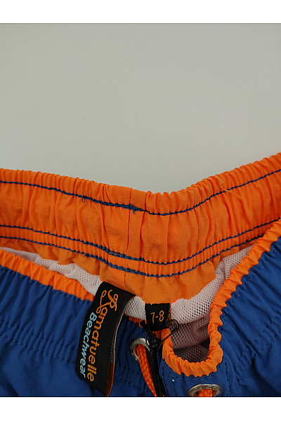 Ramatuelle Chlapecké modré plavky s oranžovým lemem Vel. 7-8 | ramatuelle | obrázek 5