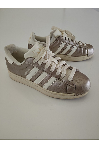 ADIDAS Dámské tenisky Superstar Zlaté Bílé Vel. US 8.5 | ADIDAS | obrázek 3