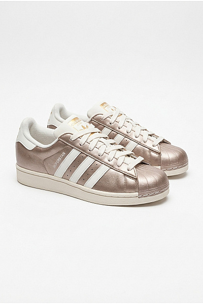 ADIDAS Dámské Tenisky Superstar Zlaté Bílé Vel. US 8.5