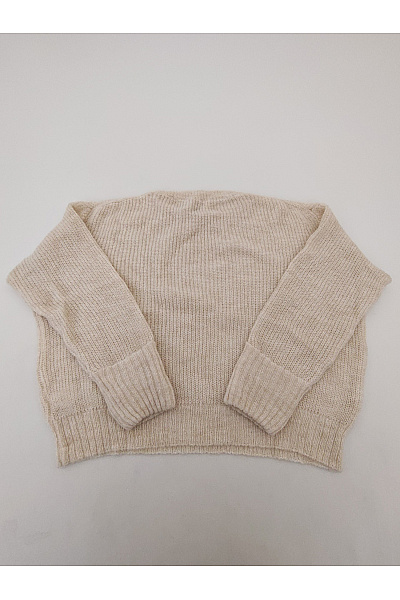 ANGE Béžový pletený oversized pulovr Vel. M/L | ANGE | obrázek 7