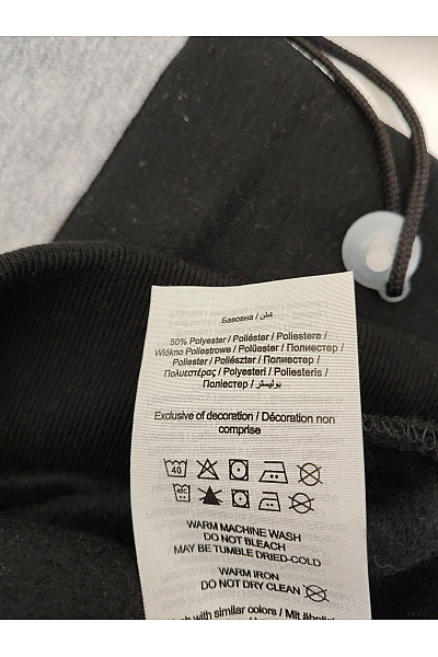 JACK & JONES Pánská černo-šedá mikina s kapucí a potiskem Velikost M | JACK & JONES | obrázek 5