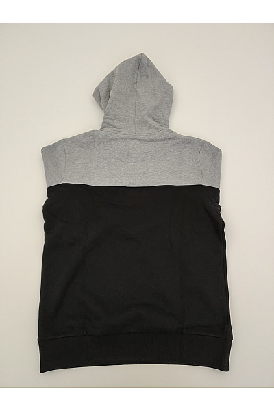 JACK & JONES Pánská černo-šedá mikina s kapucí a potiskem Velikost M | JACK & JONES | obrázek 7