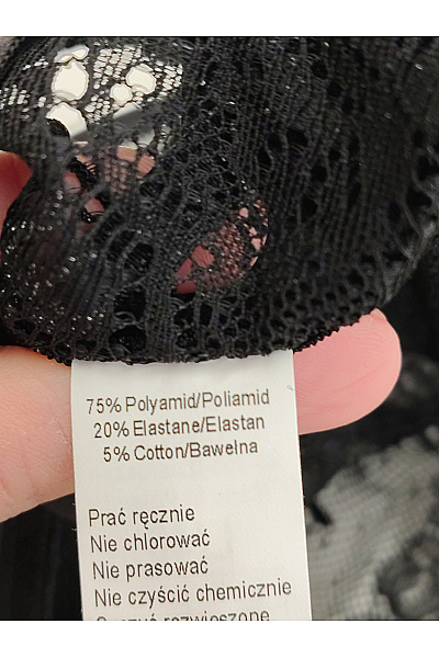 Roza Černé luxusní krajkové kalhotky s prostřihy | roza | obrázek 10