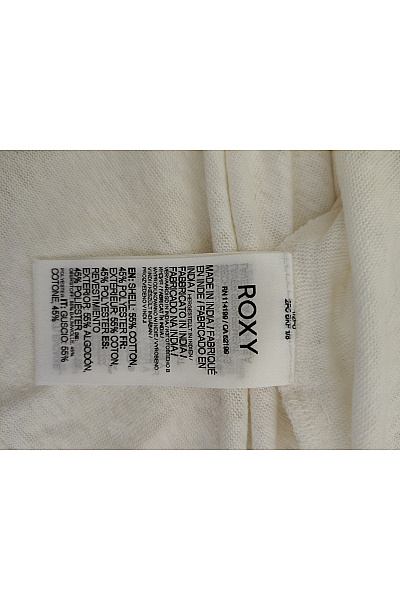 Roxy Béžová bavlněná mikina s kapucí a kapsou Velikost US S | Roxy | obrázek 5