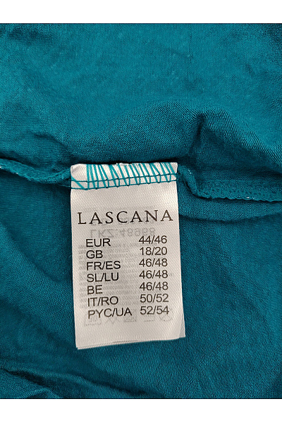 Lasca Zelené dámské tričko s krátkým rukávem a geometrickým vzorem Velikost EU 44/46 | Lasca | obrázek 5