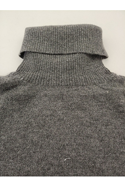 AUTHENTIC Dámský šedý kašmírový rolák basic Vel. M | AUTHENTIC | obrázek 4