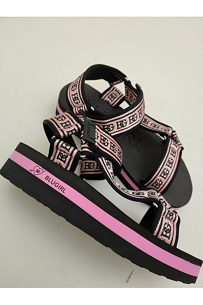 Blugirl Dámské letní sandály na platformě s pásky suchý zip Vel. EU 39 | blugirl | obrázek 7
