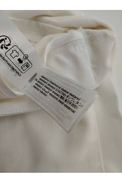 Bershka Bílé široké kalhoty s vysokým pasem Velikost EU 40 | Bershka | obrázek 4