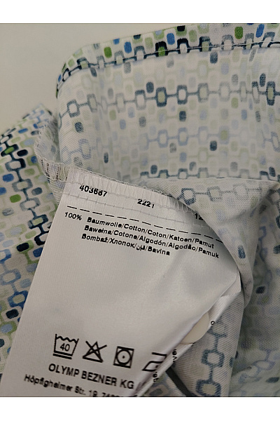 OLYMP Bavlněná pánská košile s krátkým rukávem vzorovaná letní business | OLYMP | obrázek 8