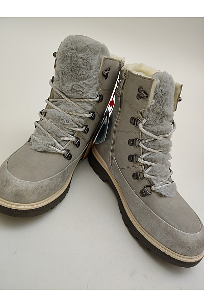UGG Šedé kotníkové zimní boty s kožíškem na zip Vel. EU 39 | UGG | obrázek 6