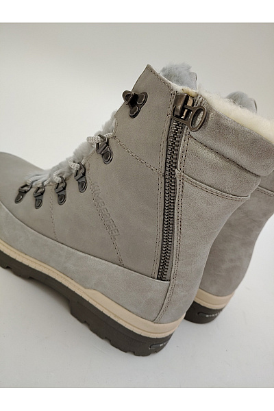 UGG Šedé kotníkové zimní boty s kožíškem na zip Vel. EU 39 | UGG | obrázek 8
