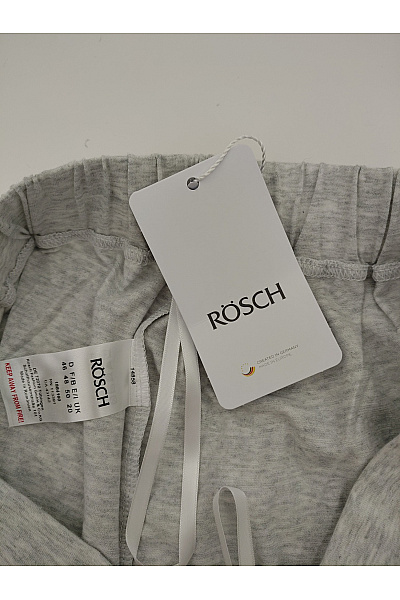 RÖSCH Dámské šedé bavlněné pyžamové kalhoty volné Velikost DE 46 | RÖSCH | obrázek 4