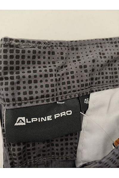 ALPINE PRO Pánské bavlněné cargo kraťasy s kapsami šedé Vel. EU 46 | ALPINE PRO | obrázek 6