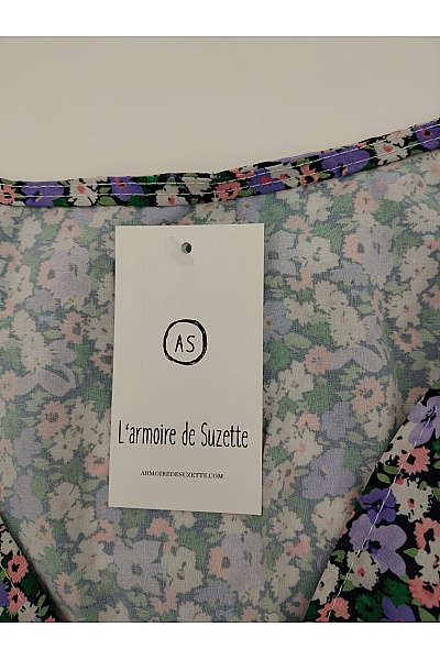 L'armoire de suzette Bavlněné květované zavinovací letní šaty s páskem Vel. S | l'armoire de suzette | obrázek 5