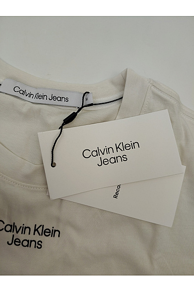 Calvin Klein Bavlněné pánské tričko s krátkým rukávem a nápisem Vel. M | Calvin Klein | obrázek 6