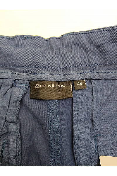ALPINE PRO Pánské bavlněné chino kraťasy modré | ALPINE PRO | obrázek 7