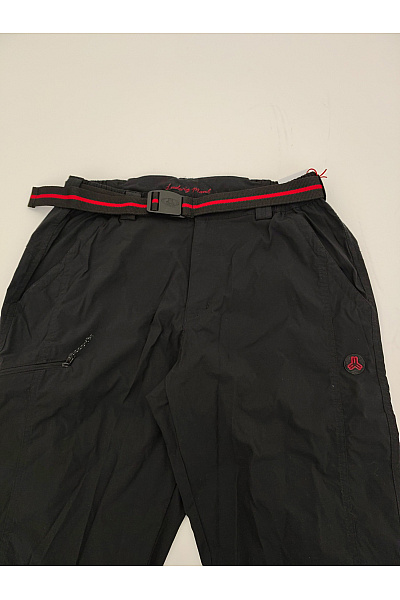 MAUL SPORTS Pánské černé sportovní outdoorové kalhoty s páskem Velikost DE 46 | MAUL SPORTS | obrázek 4